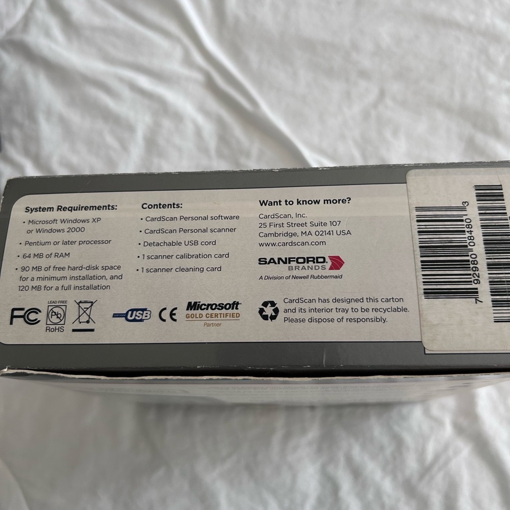 CardScan Personal Business Card Scanner - Picture 7 of 8